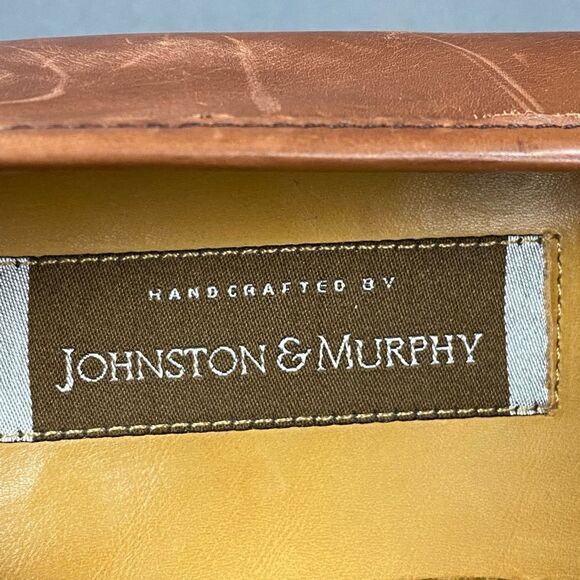 Johnston & Murphy Men’s Brown Hand Crafted Tassel Kiltie loafers size 9 W - Picture 9 of 9